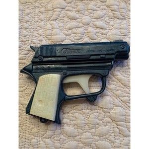 Vintage Giant Special 100 Shooter Blue & White Toy Pistol Gun Hong Kong